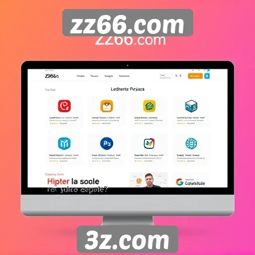 Exploração do design gráfico do site zz66.com